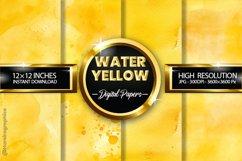Water Yellow Digital Papers - 04 Variations Product Image 1