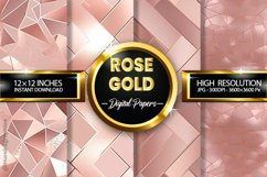 Rose Gold Digital Papers - 04 Variations Product Image 1