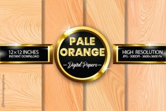 Pale Orange Digital Papers - 04 Variations Product Image 1