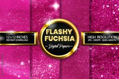 Flashy Fuchsia Digital Papers - 04 Variations Product Image 1