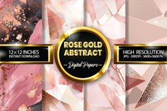 Rose Gold Digital Papers - 04 Variations Product Image 1