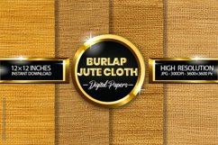 Burlap Jute Cloth Digital Papers - 04 Variations Product Image 1
