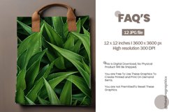 Aloe Vera Seamless Pattern Digital Papers, Plant Patterns Product Image 2