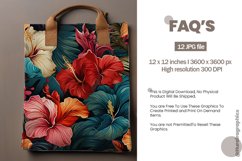 Bright Seamless Flower Digital Papers, Flowers Pattern Product Image 2