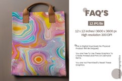 Pastel Metallic Agatte Digital Papers, Gemstone Pattern Product Image 2