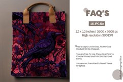 Scary Crows Digital Papers, Scary Pattern Product Image 2