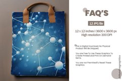 Chemistry Seamless Pattern Digital Papers, Chemistry Pattern Product Image 2