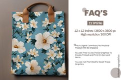 Nostalgic Seamless Flower Digital Papers, Flowers Pattern Product Image 2