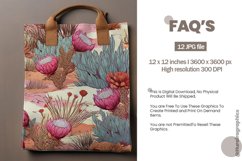 Desert Seamless Flower Digital Papers, Flowers Pattern Product Image 2