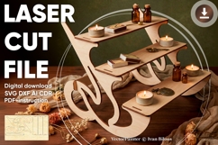 Stand - SVG Laser File for Cutting Machines, Digital vector Product Image 1