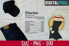 Doctor Facts Svg, Doctor Svg, Nutrition Facts Svg, Doctor Product Image 2