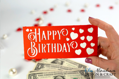 Birthday Money Holder|Money Wallet Paper Cut Envelope Svg Product Image 2