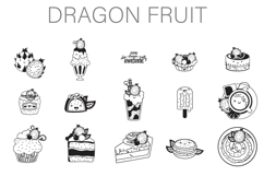 Dragon Fruit Dingbats Product Image 1