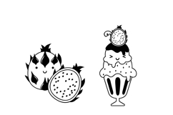 Dragon Fruit Dingbats Product Image 4