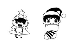 Dressed Up Christmas Dingbats Product Image 5