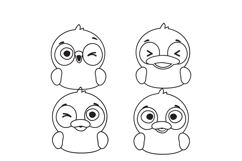 Ducky in Love Dingbats Product Image 12