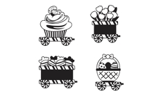 Easter Treats Dingbats Product Image 9