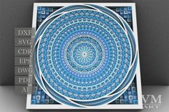 M50 - Layered Mandala SVG File, Cut file Mandala dxf Product Image 1