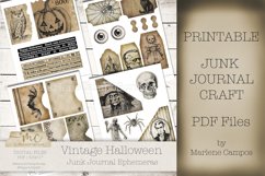 Vintage Halloween Junk Journal Ephemera Product Image 2