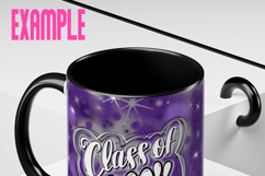 Airbrush Class of 2004 Purple &amp; Silver Digital Reunion PNG Product Image 4