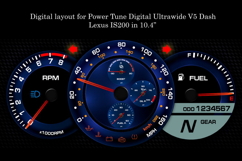 Digital Layout for Power Tune Digital Ultrawide V5 Dash Product Image 1