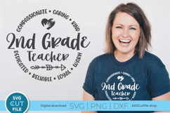 Second Grade Teacher svg - 2nd grade teacher Product Image 1