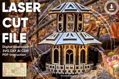 Faelight House - Laser Cut File, SVG Garden Project Product Image 1