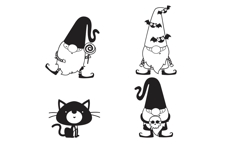 Halloween/ Fall Gnomes Dingbats Product Image 6