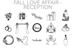 Fall Love Affair Reception Dingbats Product Image 1