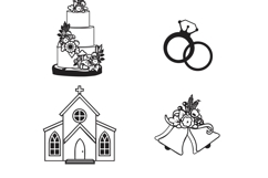 Fall Love Affair Reception Dingbats Product Image 2