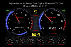 Digital Layout for Power Tune Digital Ultrawide V5 Dash Product Image 1