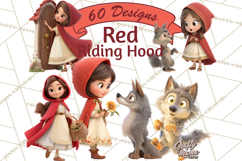 Crimson Cloak Fairy Tale Storybook PNG Clipart Product Image 1