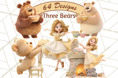 Cozy Cottage Girl Fairy Tale Storybook PNG Clipart Product Image 1