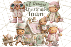 Gingerbread Clipart Christmas Cookie Builders Clip Art PNG Product Image 1