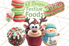 Christmas Sweets Food Cookies PNG Product Image 1
