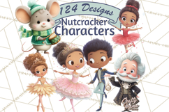 Diverse Ballerina Nutcracker Clipart PNG Product Image 1