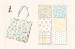 12 FLORAL SEAMLESS PATTERNS | EPS PNG JPG Product Image 3