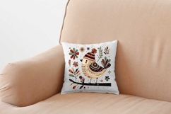 Clip Art or Clipart: Folk Art Autumn Birds Product Image 5