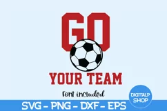 Soccer Svg for Team, Soccer Svg Files, Soccer Svg Cricut Product Image 1