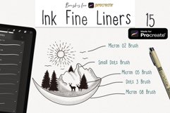 Ink Fine Liners Procreate Brushes Product Image 4