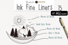 Ink Fine Liners Procreate Brushes Product Image 5