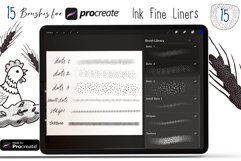 Ink Fine Liners Procreate Brushes Product Image 3