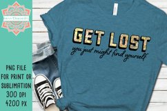 Get Lost Map for Sublimation or Print Product Image 2