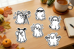 Cute Ghost SVG Bundle, Halloween Clipart, Funny Ghost PNG Product Image 2