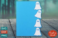 Cute Ghosts Greetings Card | Halloween Side-Edge Card Product Image 1