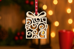 SVG Laser Christmas Tree Ornament Holiday Gift Winter Decor Product Image 3