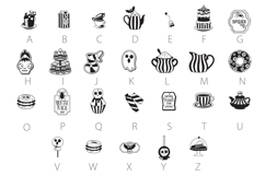 Gothic Tea Party Dingbats Product Image 3