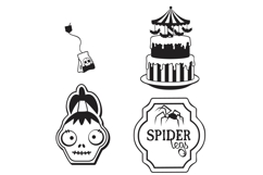 Gothic Tea Party Dingbats Product Image 5