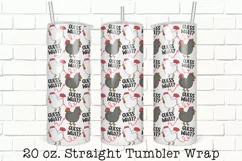 Chicken Tumbler Wrap, Tumbler Sublimation, 20 oz Tumbler Product Image 1