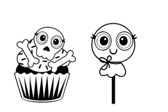 Halloween Sweeties Dingbats Product Image 11